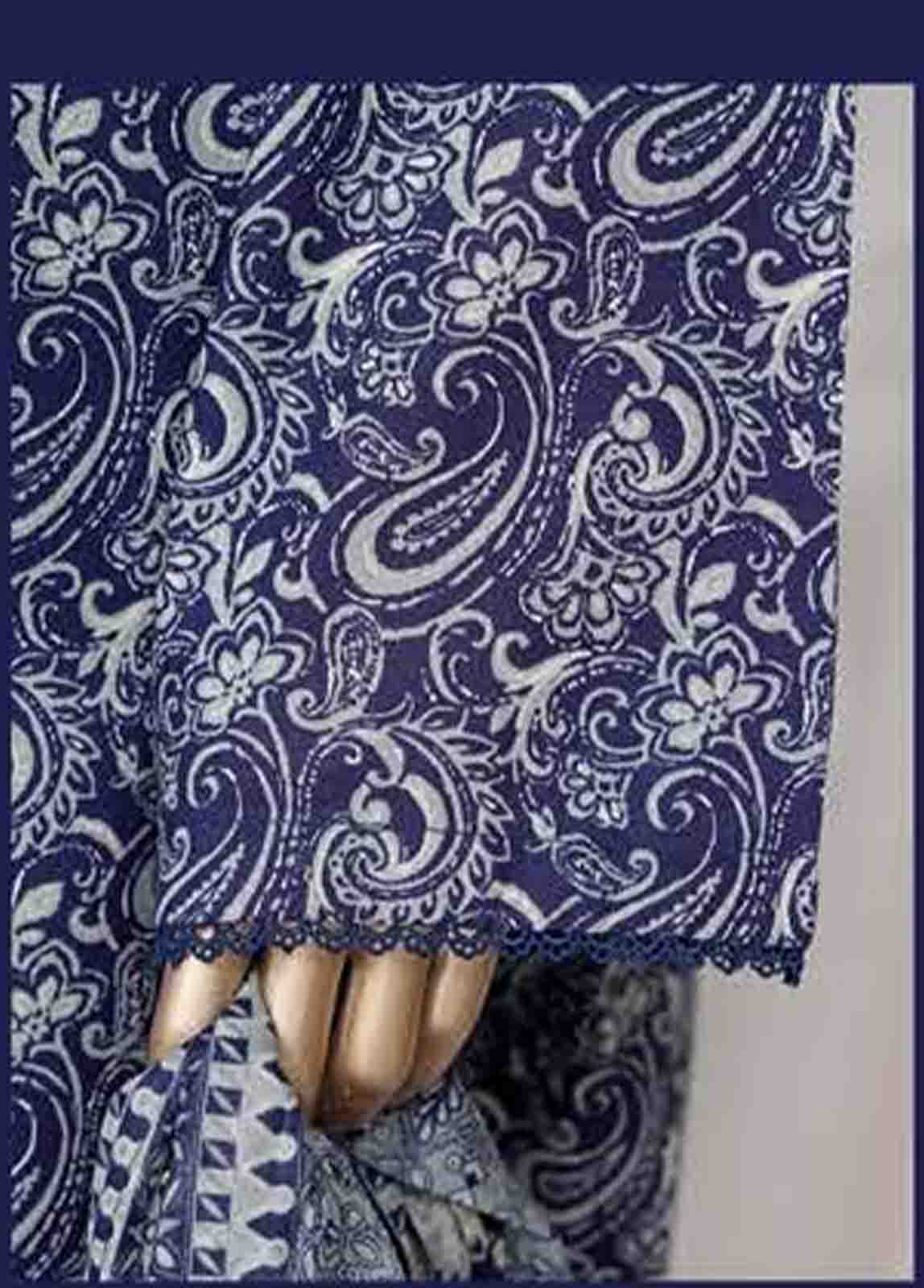 Bin Saeed Fabric - WC-2527- 3 Piece Printed Cotton Stitched Suit