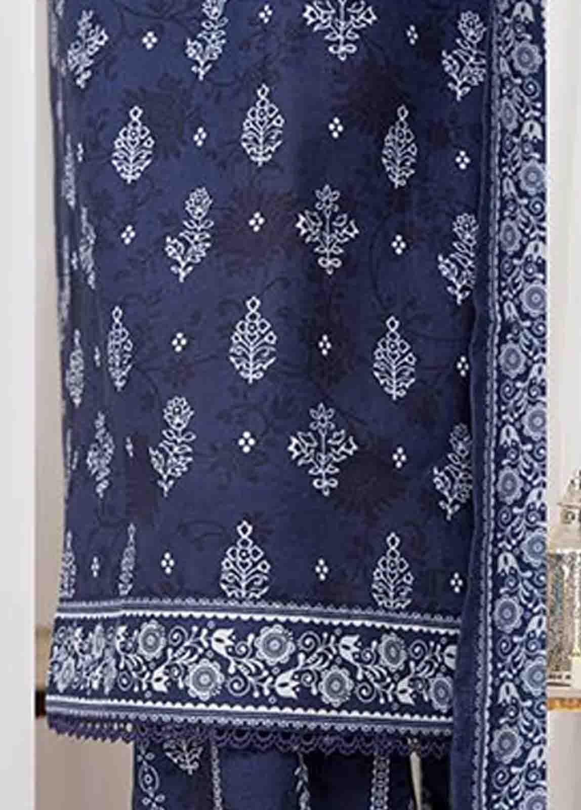 Bin Saeed Fabric - WC-2530- 3 Piece Printed Cotton Stitched Suit