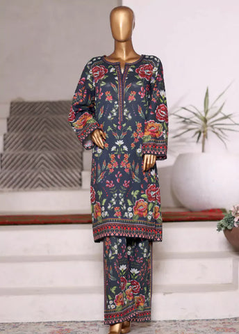 WC-2537- 2 Piece Printed Cotton Stitched Co Ords