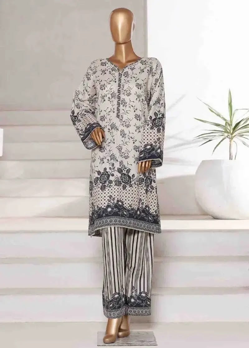binsaeedfabrics.myshopify.com - WC-2543- 2 Piece Printed Cotton Stitched Co Ords