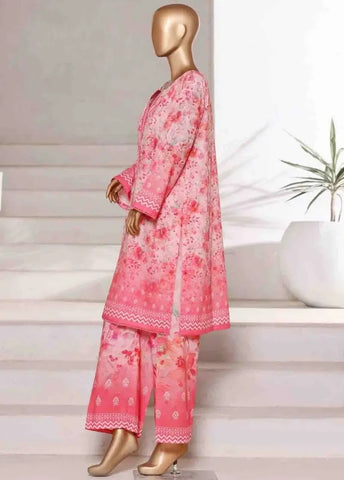 Bin Saeed Fabric - WC-2547- 2 Piece Printed Cotton Stitched Co Ords