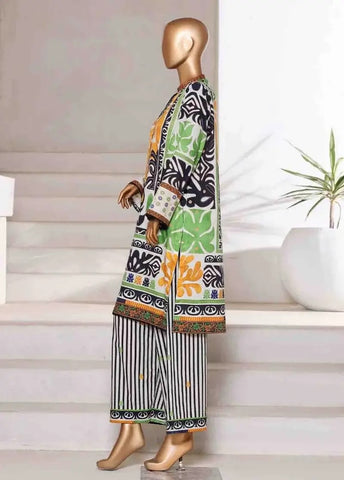 Bin Saeed Fabric - WC-2548- 2 Piece Printed Cotton Stitched Co Ords