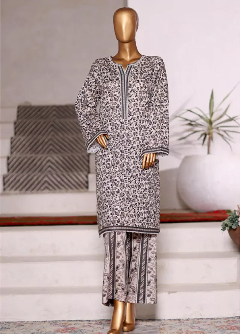 WC-2565-2- 2 Piece Printed Cotton Stitched Co Ords