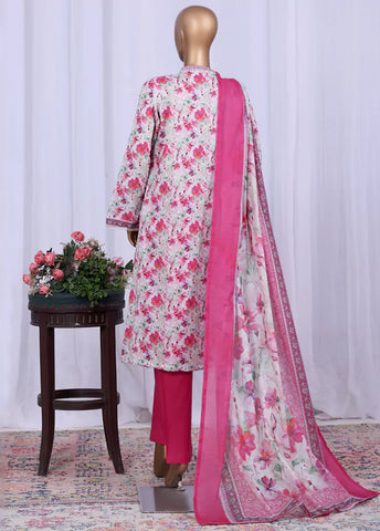 WC-2583- 3 Piece Printed Cotton Stitched Suit