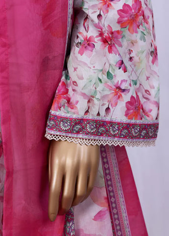 WC-2583- 3 Piece Printed Cotton Stitched Suit