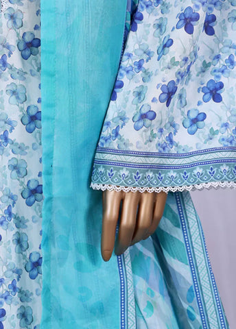 WC-2586- 3 Piece Printed Cotton Stitched Suit