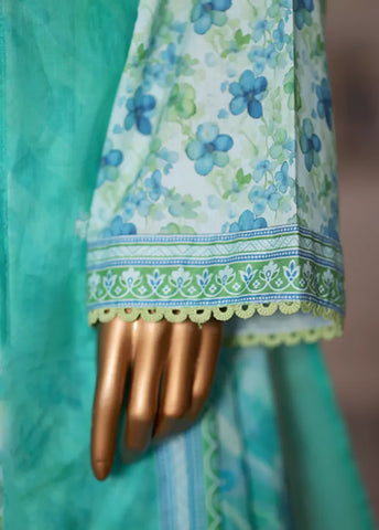 WC-2587- 3 Piece Printed Cotton Stitched Suit