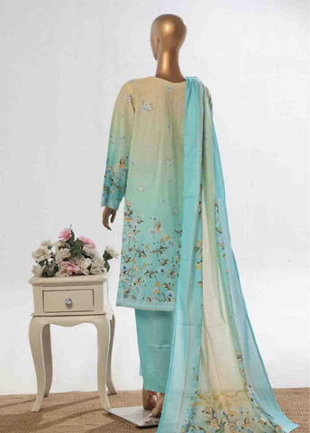 Bin Saeed Fabric - WC-31- 3 Piece Luxury Embroidered Stitched Suit