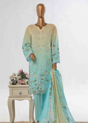 WC-31- 3 Piece Luxury Embroidered Stitched Suit