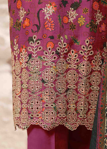 Bin Saeed Fabric - WC-38- 3 Piece Luxury Embroidered Stitched Suit