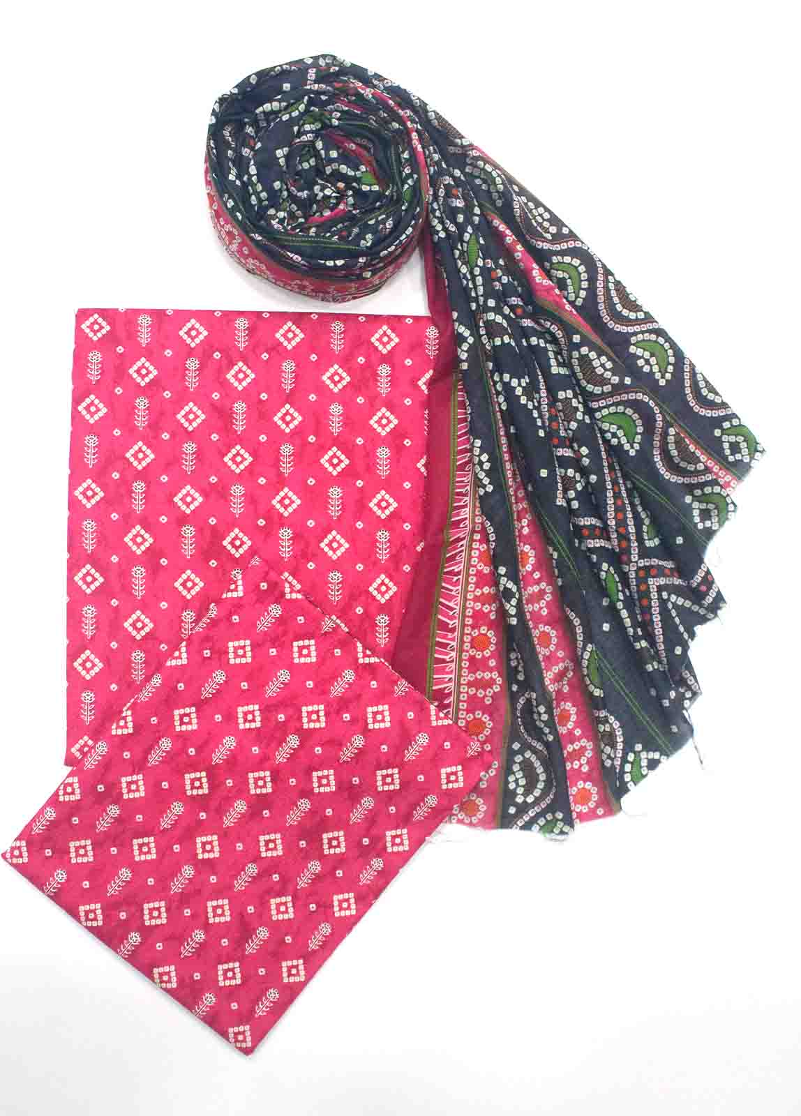 Bin Saeed Fabric - WC-R-001-3 Piece Lawn Printed UnStitched Suit