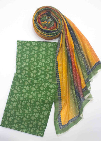 Bin Saeed Fabric - WC-R-003-3 Piece Lawn Printed UnStitched Suit