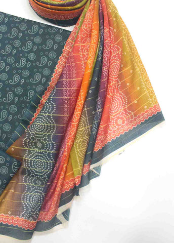 Bin Saeed Fabric - WC-R-005-3 Piece Lawn Printed UnStitched Suit