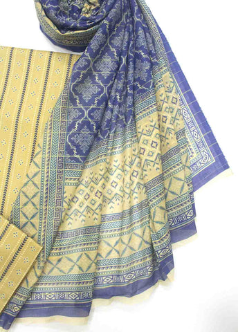 Bin Saeed Fabric - WC-R-007-3 Piece Lawn Printed UnStitched Suit