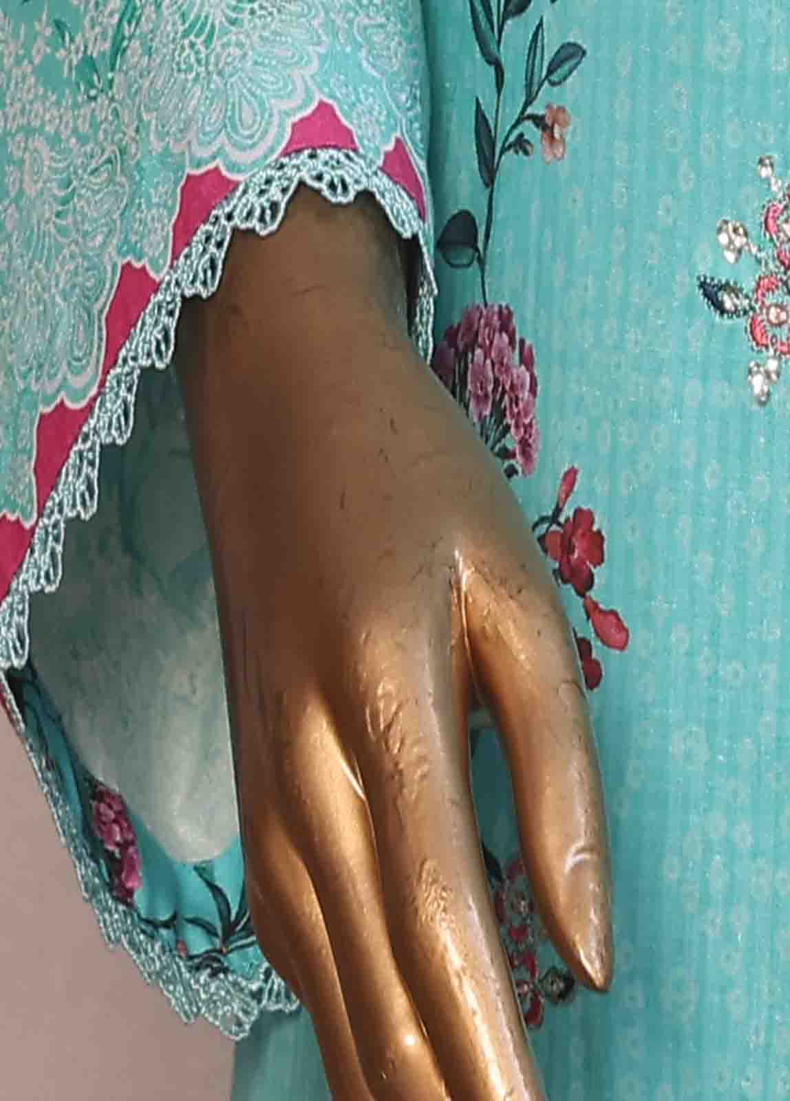 Bin Saeed Fabric - WC-RE-024-3 Piece Chikankari Stitched Suit