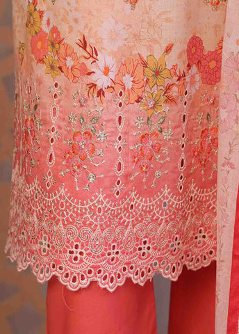 Bin Saeed Fabric - WC-RE-029-3 Piece Chikankari Stitched Suit