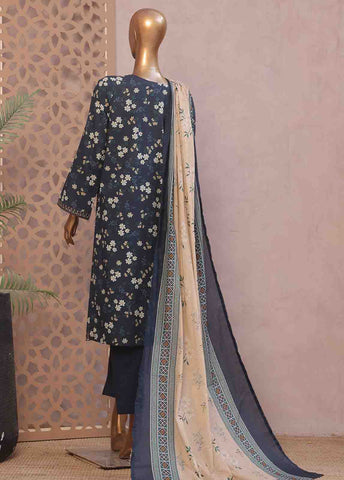Bin Saeed Fabric - WC-RE-036-3 Piece Chikankari Stitched Suit