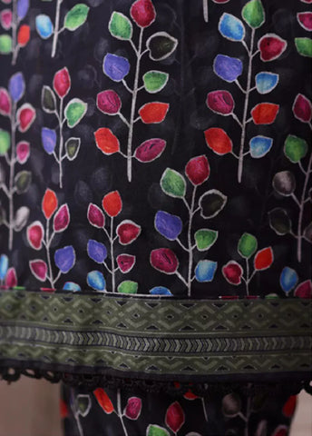 WCC-2537- 3 Piece Printed Cotton Stitched Suit