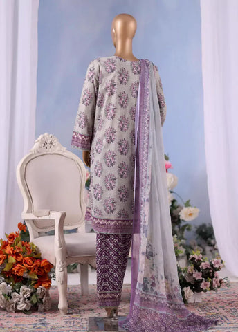 WCC-2540- 3 Piece Printed Cotton Stitched Suit