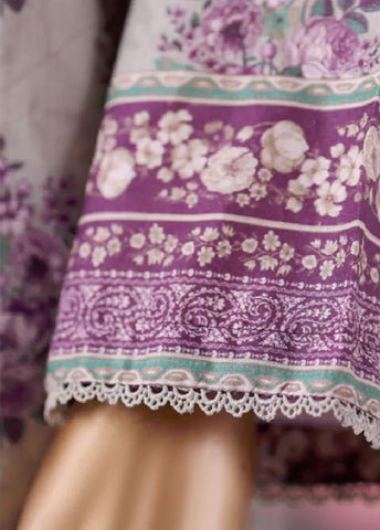 WCC-2540- 3 Piece Printed Cotton Stitched Suit