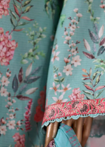 WCC-2556- 3 Piece Printed Cotton Stitched Suit