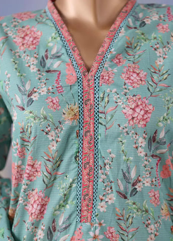 WCC-2556- 3 Piece Printed Cotton Stitched Suit