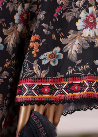 WCC-2557- 3 Piece Printed Cotton Stitched Suit