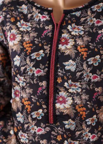 WCC-2557- 3 Piece Printed Cotton Stitched Suit