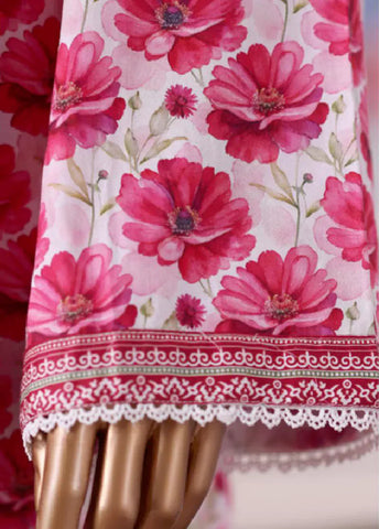 WCC-2564- 3 Piece Printed Cotton Stitched Suit