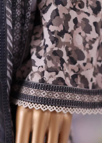 WCC-2565- 3 Piece Printed Cotton Stitched Suit