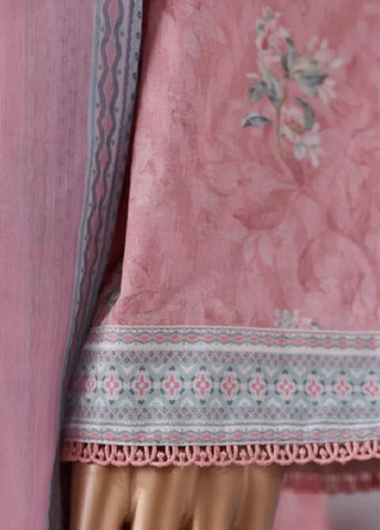 WCC-2572- 3 Piece Printed Cotton Stitched Suit