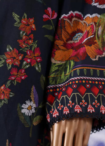 WCC-2573- 3 Piece Printed Cotton Stitched Suit