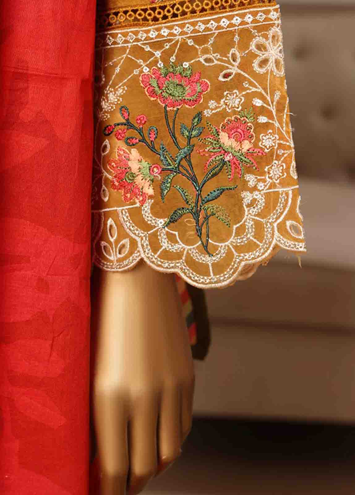 Bin Saeed Fabric - WCE-001 -3 Piece Embroidery Stitched Suit