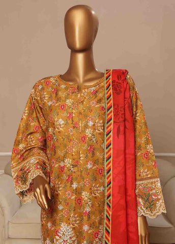 Bin Saeed Fabric - WCE-001 -3 Piece Embroidery Stitched Suit