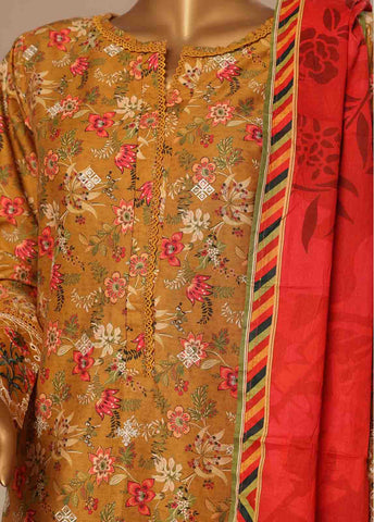 WCE-001 -3 Piece Embroidery Stitched Suit