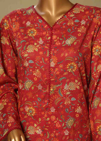 Bin Saeed Fabric - WCE-003-3 Piece Cotton Chikankari Stitched Suit