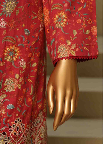 Bin Saeed Fabric - WCE-003-3 Piece Cotton Chikankari Stitched Suit