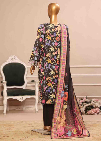 Bin Saeed Fabric - WCE-005 -3 Piece Embroidered Stitched Suit