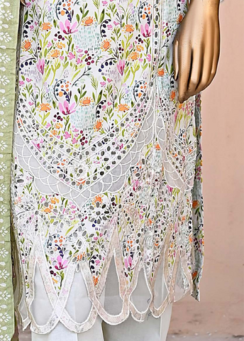 Bin Saeed Fabric - WCE-006-3 Piece Lawn Embroidered