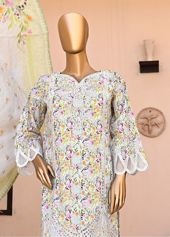 Bin Saeed Fabric - WCE-006-3 Piece Lawn Embroidered
