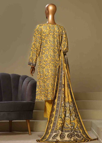 Bin Saeed Fabric - WCE-007-3 Piece Chikankari Stitched Suit