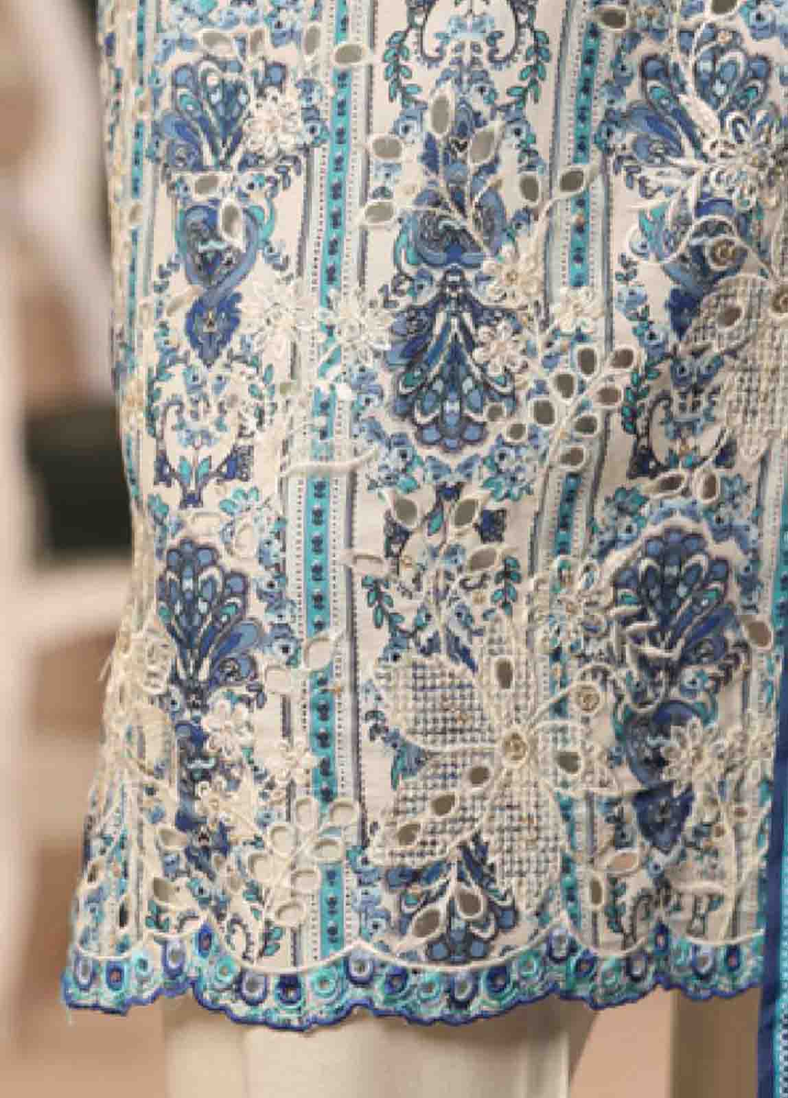 Bin Saeed Fabric - WCE-008 -3 Piece Embroidered Stitched Suit