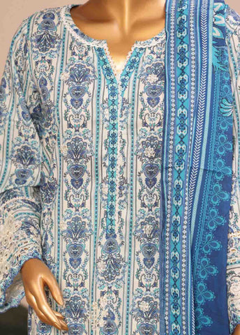 Bin Saeed Fabric - WCE-008 -3 Piece Embroidered Stitched Suit