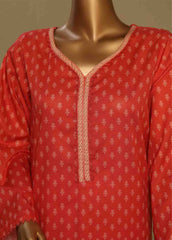 WCE-009-3 Piece Cotton Chikankari Stitched Suit