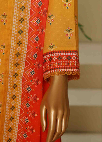 Bin Saeed Fabric - WCE-010-3 Piece Chikankari Stitched Suit