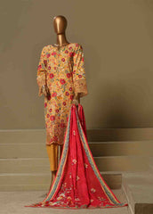 WCE-014-3 Piece Cotton Chikankari Stitched Suit