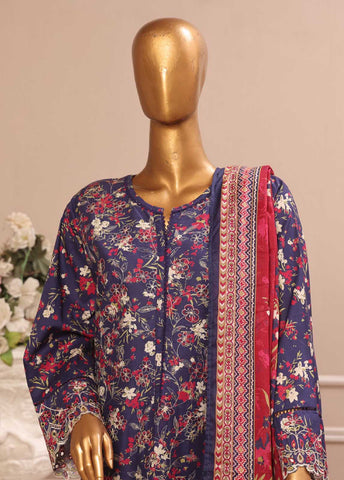 Bin Saeed Fabric - WCE-015 -3 Piece Embroidered Stitched Suit