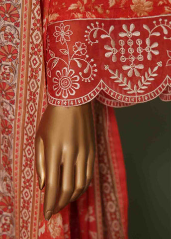 Bin Saeed Fabric - WCE-019 A- 3 Piece Embroidered Stitched Suit
