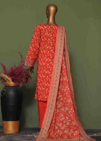 Bin Saeed Fabric - WCE-019 A- 3 Piece Embroidered Stitched Suit