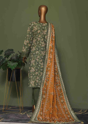 Bin Saeed Fabric - WCE-020 A- 3 Piece Embroidered Stitched Suit